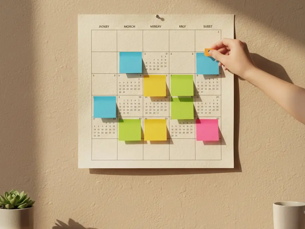Calendário de Pagamento de Contas (Anual)